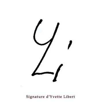 signature Yvette Libert